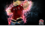 red polar high volley ball