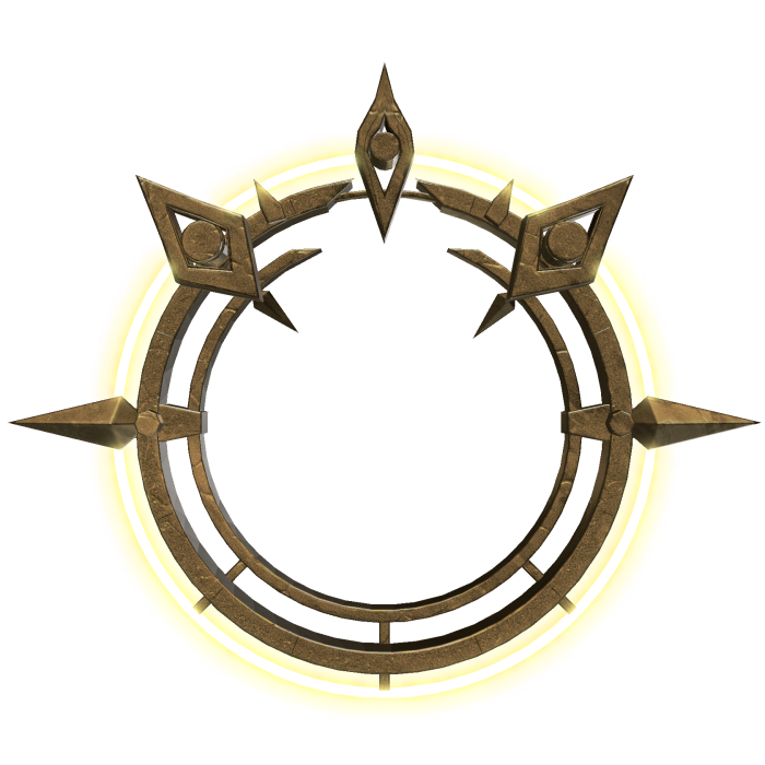 [EMISSIVE] Ancient Neon Angel Glowing Golden Halo