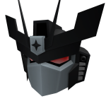 Anime Robot Head: Corrupted Leader
