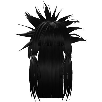 Grey Spiky Emo Scene Hair Roblox item