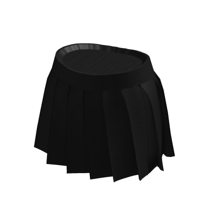 Pleated Skirt Black thumbnail