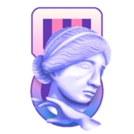 Greek Statue Badge