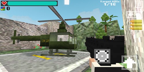 Block Gun Pixel wars 3D: team Strike