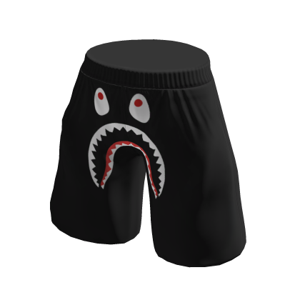 Black Designer A Bathing Monkey Bap Shorts thumbnail