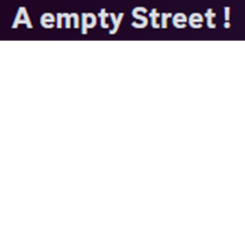 a empty street