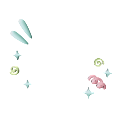 Adorable Face Confetti Aura Roblox item