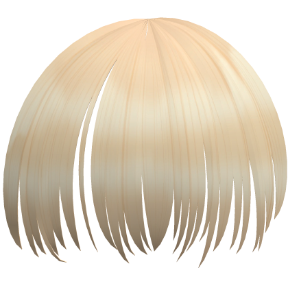 wispy overgrown bangs in blonde Roblox item