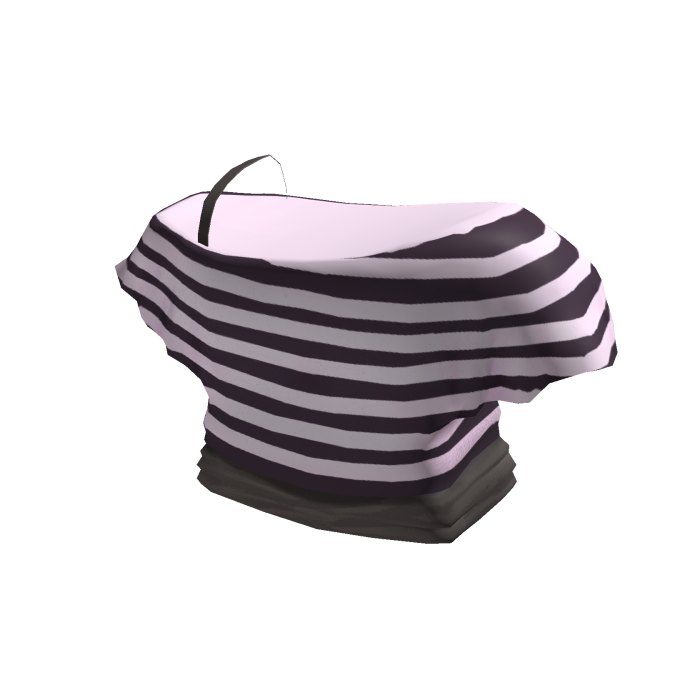 Y2K Emo Scene Off-the-Shoulder Striped Crop Top
