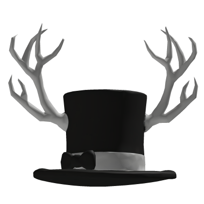 Black Tophead Antlers Roblox item