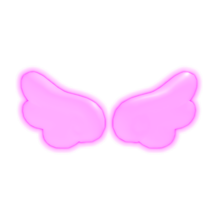 Glowing Angel Wings Pink