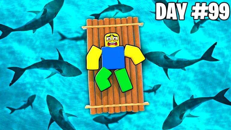 Sống sót 7 ngày bị mắc kẹt trên biển! | Chơi trên Roblox