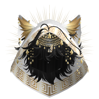 Egyptian Mullet w/ Divine Gold White Hood