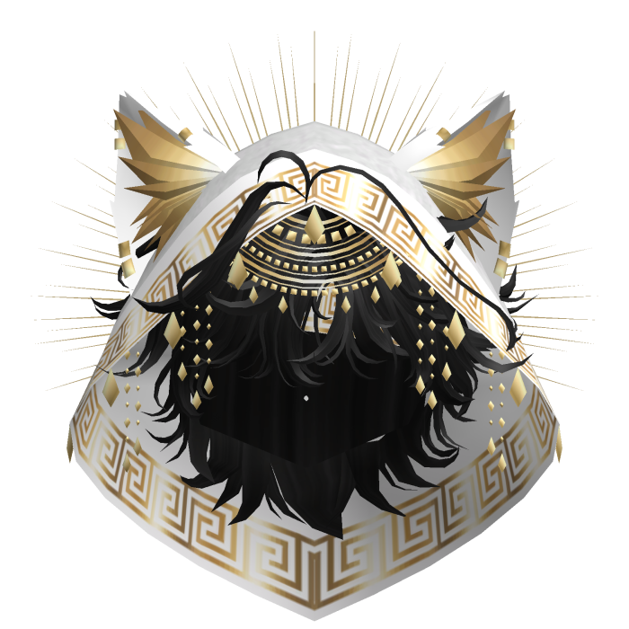 Egyptian Mullet w/ Divine Gold White Hood