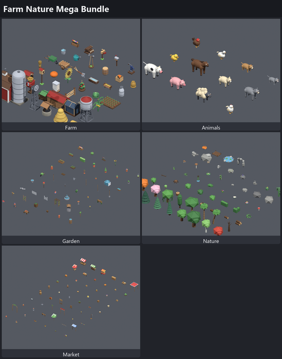 Farm Nature Mega Bundle Garden Animals x221 preview 3
