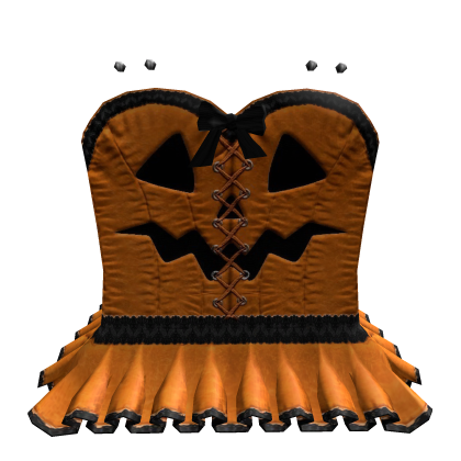 spooky cute pumpkin dress