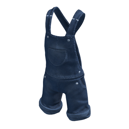 Stylish Short Overalls (Blue)