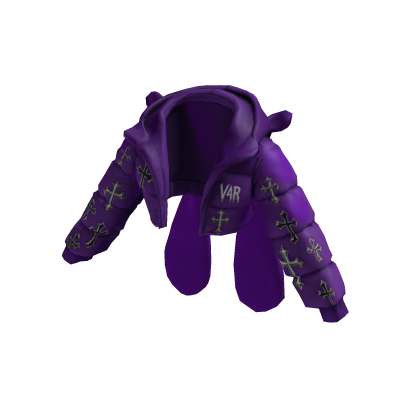 Urban Purple NØIR Puffer Jacket by V4R
