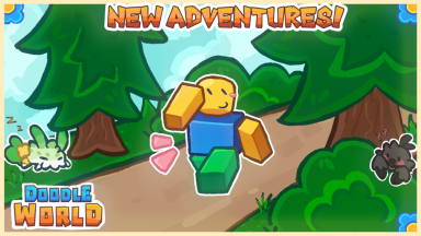 Thumbnail for Roblox game: Doodle World