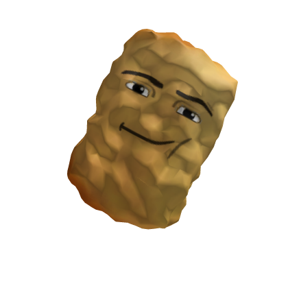 Man Face Chicken Nugget-Food Roblox item