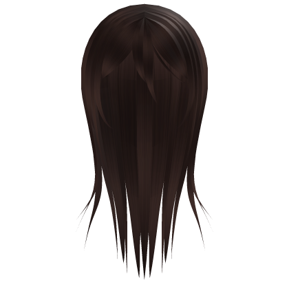 ♱ ┊ emo brown horror long anime hair  Roblox item