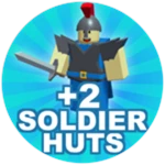 +2 Soldier Huts!