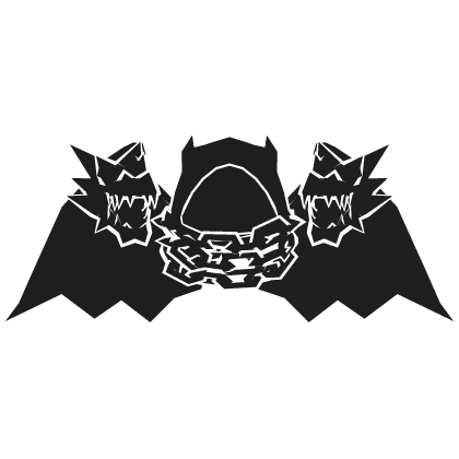 White Hood Chain Dragon Wings Combo Roblox item