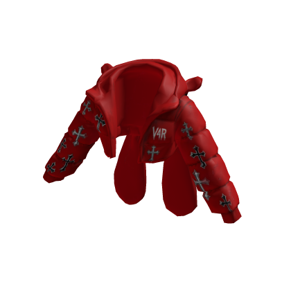 Urban Red NØIR Puffer Jacket by V4R thumbnail