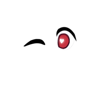 [FACE] Heart Demon Wink Roblox decal