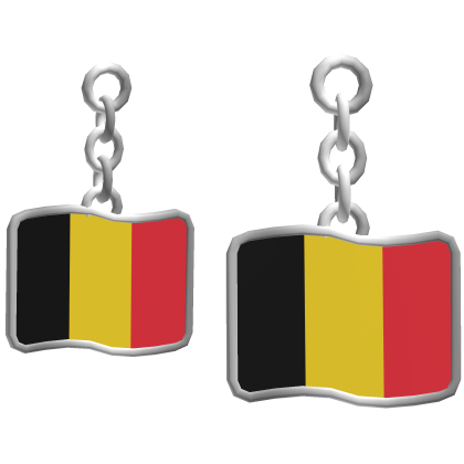Belgium Flag Earrings