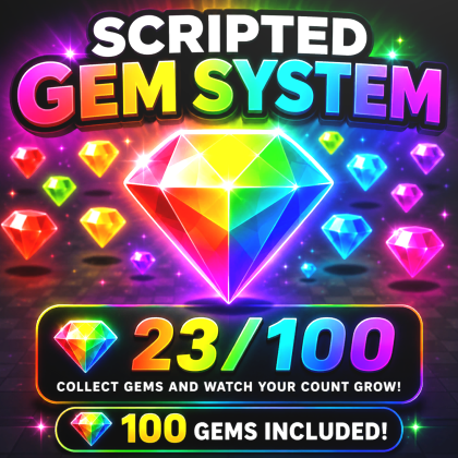 Scripted Gem System with Badge by Zelgraz