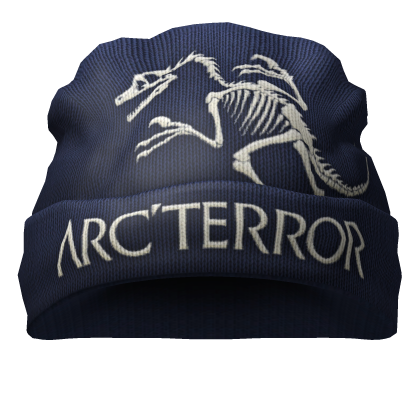 🌌Navy Blue Y2K Gorpcore Hiking Arc'terror Beanie - Roblox