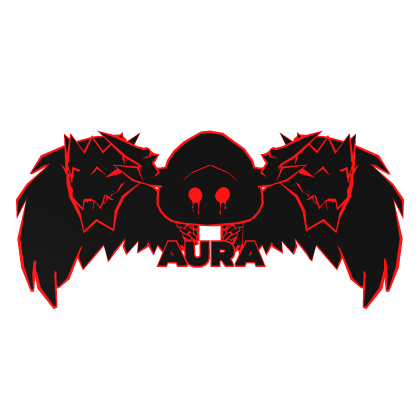 Cartoony Red Hood Aura Dragon Wings Combo
