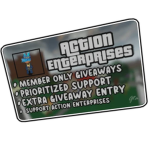 Action Enterprises Membership Cardholders