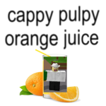 cappy pulpy orange juice
