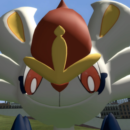 Cursed cinderace Roblox decal