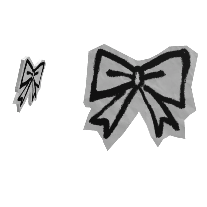 Double Paper Hair Bows