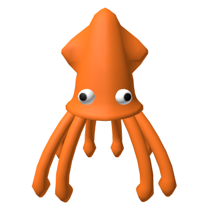 Orange Squid  [🦑]