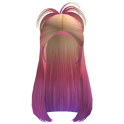 Y2K Half Up Half Down in Ombré Roblox item