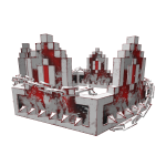 Mori Goth Chained 8-Bit Crown
