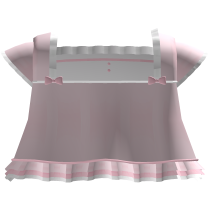 ꒰♡ cutie babydoll dress in pink Roblox item