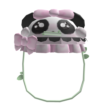 . 自信 ♡ cute pink panda hat !