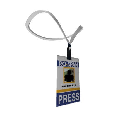 RO-SPAN - Press Badge