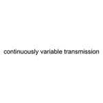 continuously variable transmission