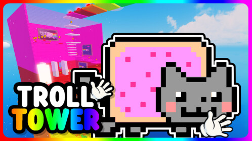 Nyan Cat Troll Tower 🌈
