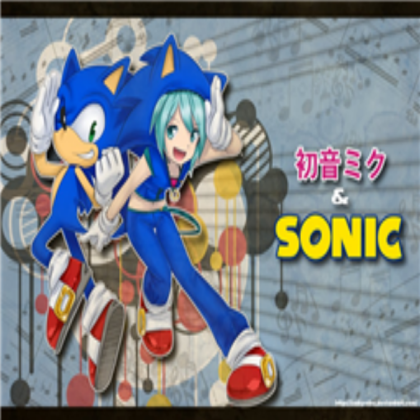 Sonic Miku Roblox decal