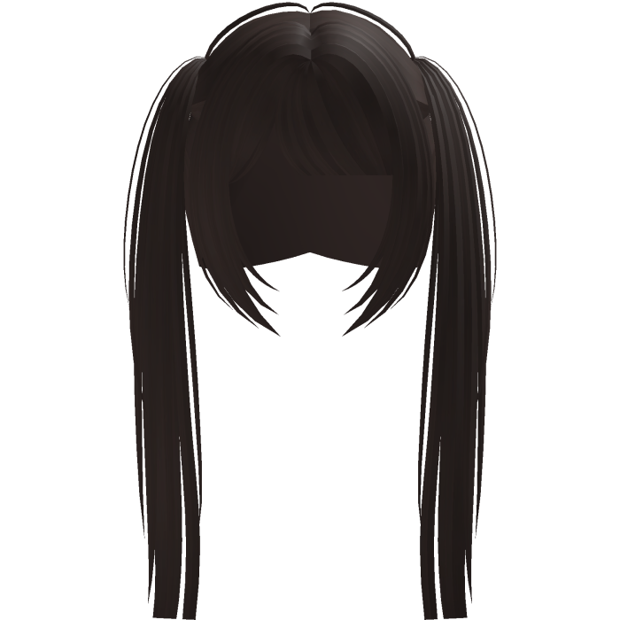 long hime vkei doll pigtails brown