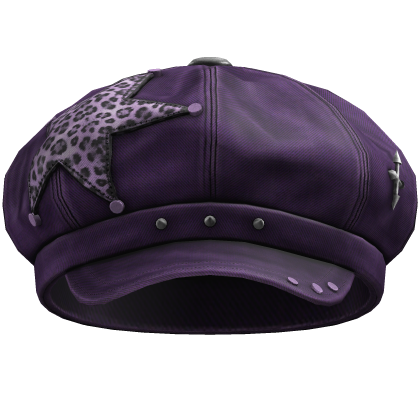 Star Leopard Beret (Purple) Roblox item