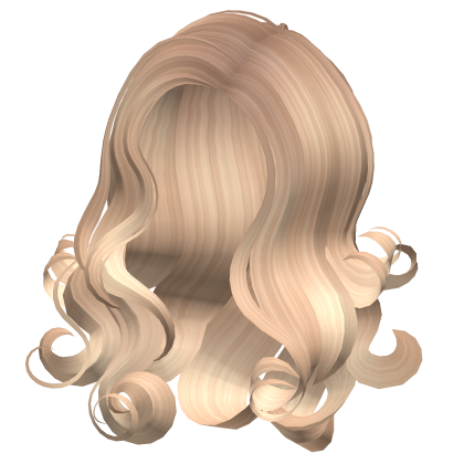 Swirled Stylish Wispy Blonde Hair Roblox item