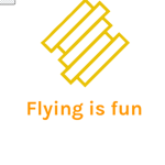 Flying is fun