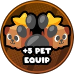 🐾 +5 Pets Equip